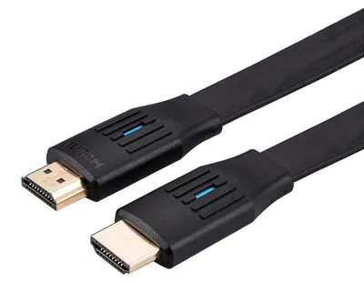 Image de VALUE Câble HDMI Ultra HD 8K avec Ethernet, plat, ST/ST, noir, 1 m