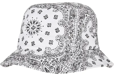 Imagen del producto de Sombrero tipo cubo con estampado de bandana, modelo FLEXFIT