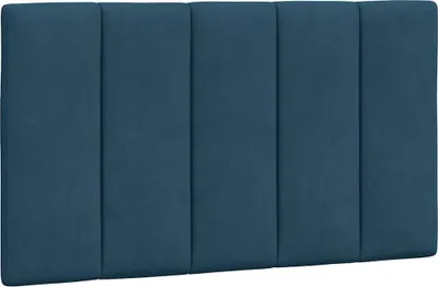 Produktbild von vidaXL Kopfteil-Kissen "Hanko" Blau 80 cm Samt
