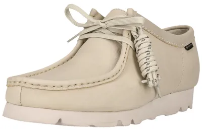 Produktbild von Clarks Originals Schnürschuhe Wallabee GTX im klassischen Design 1255 White Leather 40
