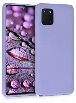 Produktbild von kwmobile Handyhülle für Samsung Galaxy Note 10 Lite Hülle - TPU Case - Kabelloses Laden - Schutzhülle Cover in Pastell Lavendel