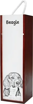 Produktbild von Art-Dog Wein-Geschenkbox Beagle – mit Geschenkbox
