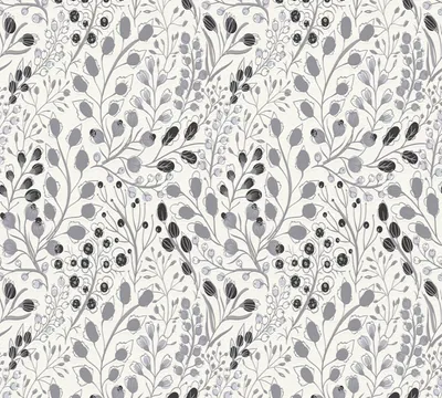 Produktbild von Vliestapete 38847-3 Attractive 2 Blumenranke weiß-schwarz