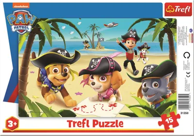 Produktbild von TREFL Puzzle Paw Patrol: Piratenexpedition 15 Stück