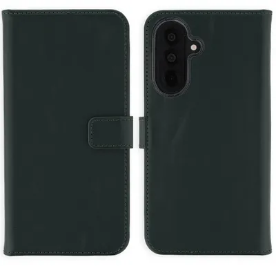 Image de Étui en cuir véritable Selencia pour Samsung Galaxy A37 (5G) - Vert