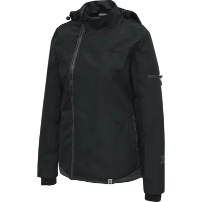 Produktbild von hummel hmlNORTH SHELL JACKET WOMAN - BLACK/ASPHALT - 2XL