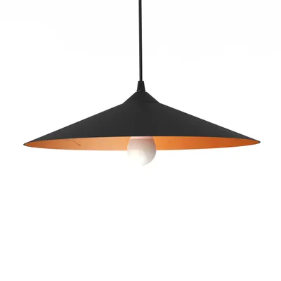 Produktbild von Pendelleuchte Chapeau aus lackiertem Metall mit Kegeldiffusor, Ø 25 cm oder 40 cm