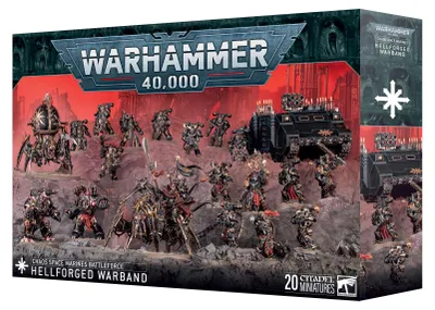 Produktbild von Warhammer 40.000 Chaos Space Marines Battleforce Hellforged Warband