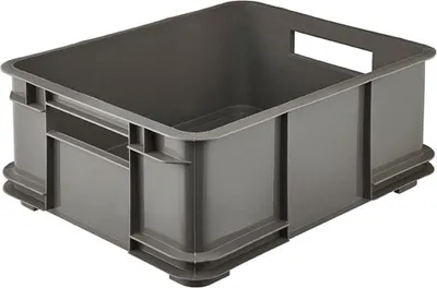 Produktbild von keeeper Aufbewahrungsbox Euro-Box L "bruno eco" grau