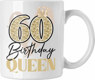 Produktbild von Trendation -  60. Geburtstag Tasse Frau Geschenk 60er Geschenkidee 60 Mutter Frauen Lustig Geschenke Deko Lustig (Weiß)