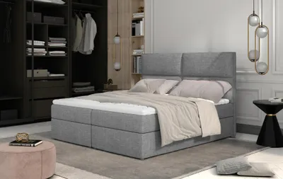Obrázok produktu pre Boxspringová posteľ 140x200 ARLUNE - svetlo šedá