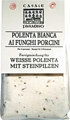 Produktbild von Weiße Polenta mit Steinpilzen 300 gr. - Casale Paradiso