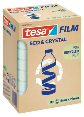 Produktbild von tesa Film ECO & CRYSTAL transparent 19 mm x 66 m