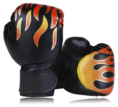 Obrázek produktu pro Boxerské rukavice pro děti černé odolné tréninkové rukavice pro mladé sportovce