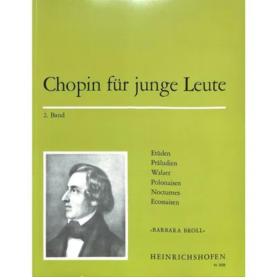 Produktbild von Chopin für junge Leute Band 2 : Etüden,Präludien, Walzer für Klavier
