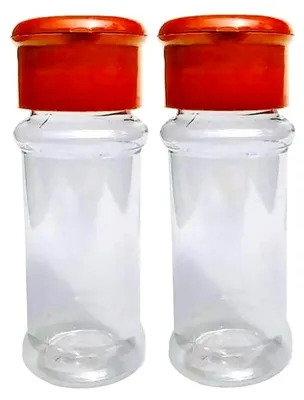 Produktbild von Set aus 2 klaren Salz- und Pfefferstreuern, nachfüllbare Gewürzflasche, Küchenzubehör