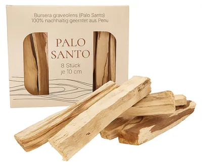 Palo Santo Holz, 8 Stäbchen à 10 cm, aus Peru
