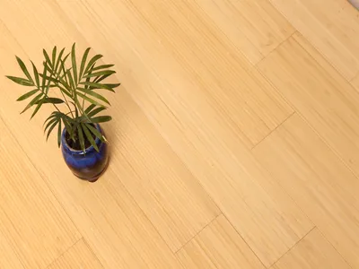 Produktbild von Timefloor | 2,212 m² | Natur Bambus Massivparkett Hikari Forest Hochkantlamelle, Massivholzdielen Fixlänge, Langlebig, Strapazierfähig, Natürliche Optik, Leicht zu Verlegen, Zeitloser Stil