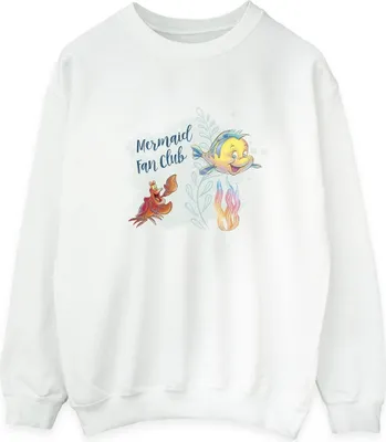 Produktbild von Disney - "The Little Mermaid Club" Sweatshirt für Damen BI23380 (XXL) (Weiß)
