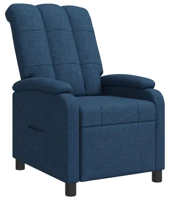 Produktbild von vidaXL Liegesessel mit verstellbarem Neigungswinkel, Stoff, Blau, 66x95x100 cm