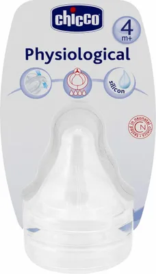 Produktbild von Chicco 00081629000000 Physiological 4+ FOOD FLOW Sauger