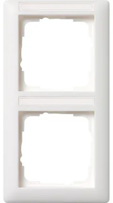 Produktbild von GIRA Standard 55 - Weiß - Thermoplast - Schraubenlos - 80,7 mm - 151,8 mm - 1,14 cm