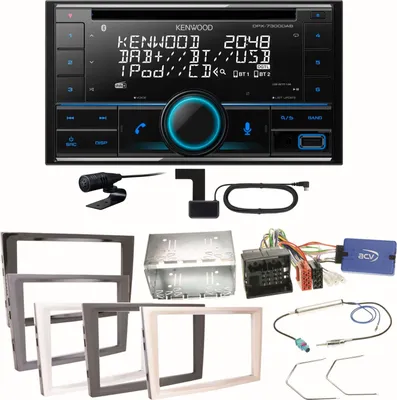 Produktbild von Kenwood DPX-7300DAB Bluetooth Einbauset für Opel Astra H Corsa D Zafira B Antara