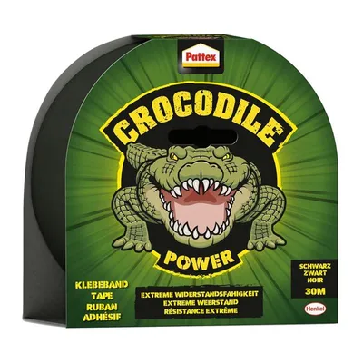 Obrázok produktu pre Pattex Crocodile Power Klebeband 48 mm x 30 m schwarz