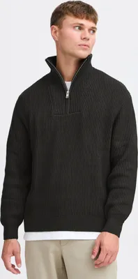 Produktbild von !Solid SDNalle Herren Strickpullover Troyer Grobstrick Pullover mit Troyerkragen Rippbündchen 100% Baumwolle Relaxed fit