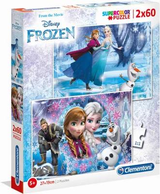 Produktbild von Puzzle 2x60 dílků Frozen
