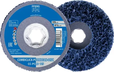 Produktbild von PFERD COMBICLICK POLICLEAN discs, 11,5 cm, 5 Stück(e)