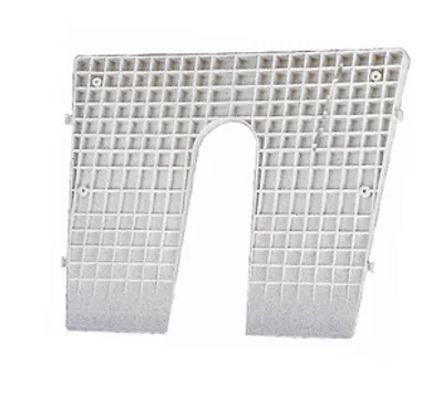 Produktbild von Motordruckplatte für Heckspiegel, 4° geneigt, 420x340mm, Plastik
