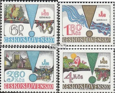 Produktbild von Briefmarken Tschechoslowakei 1979 Mi 2512-2515 (kompl.Ausg.) postfrisch UNESCO