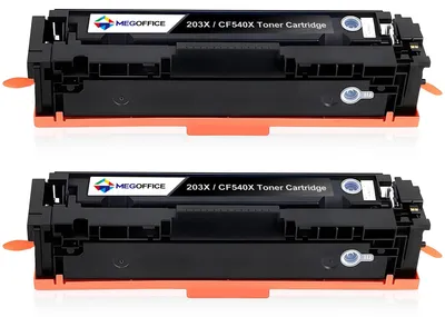 Image de Cartouche de toner compatible CF540X noire pour HP
