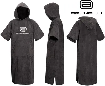 Obrázek produktu pro BRUNELLI pončo kabát župan ručník plavání kite surfing černá