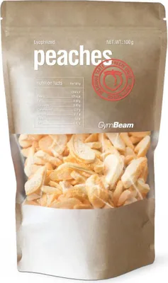 Produktbild von GymBeam - Gefriergetrocknete Pfirsiche 100 g