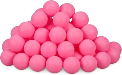 Image de Balles de Beer Pong roses par lot de 100