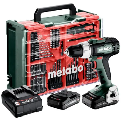 Immagine prodotto di Metabo SB 18 L Set Akku-Schlagbohrschrauber (18V 2x2Ah LiPOWER Akkus) 614053710