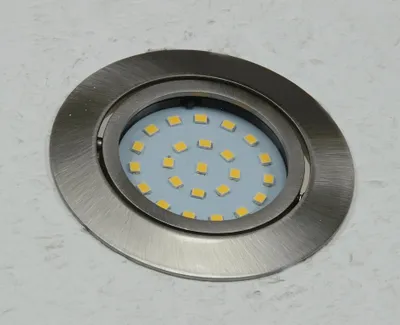 Obrázok produktu pre ChiliTec LED vstavané svetlo, 4W, 350lm, Ø71mm, otočné, ploché