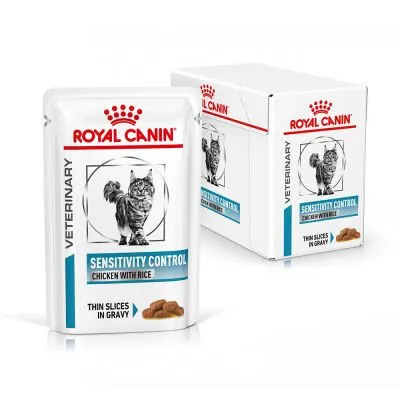 Obrázok produktu pre Royal Canin Feline Sensitivity Control Chicken With Rice, Dospelý, Kuracie mäso, 85 g