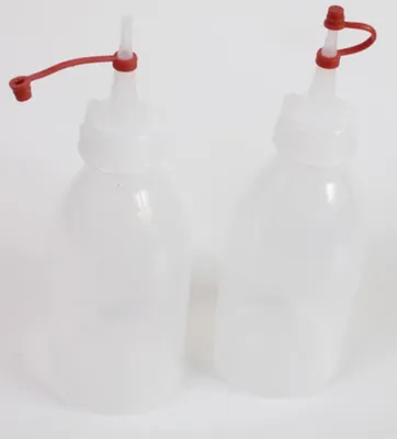 Produktbild von 2 x Enghalsflasche Laborflasche 250 ml + Deckel Flasche Spritzflasche aus PE-LD