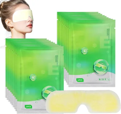 Produktbild von Gel-Augenmasken 20 Stück, lichtdicht, für Schlaf, kühlend