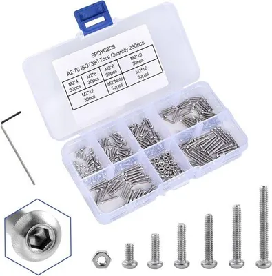 Produktbild von Famanu Schraubenset 230 Teile - Universelles Sortiment