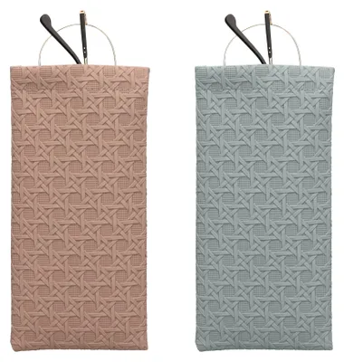 Produktbild von kwmobile 2x Brillenetui weich aus Kunstleder - Sonnenbrillen Etui Set - Brillentasche für Sonnenbrille und Lesebrille - weiche Brillenhülle mit