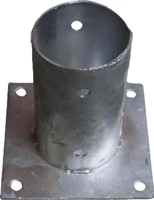 Produktbild von Aufschraubhülse 81 Pfostenhülse für runde Pfosten Ø 80 mm