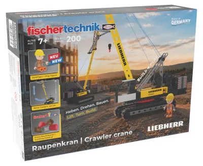 Immagine prodotto di Kit di montaggio fischertechnik Liebherr, una gru cingolata, per bambini dai 7 anni in su