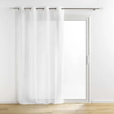 Obrázek produktu pro Voálová záclona 140 x 240 cm Metalická stříbrná