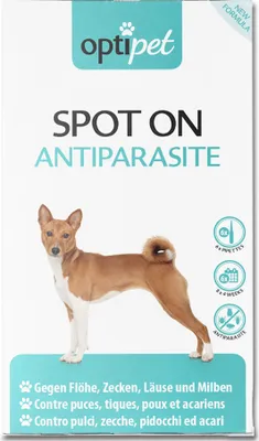 Produktbild von OptiPet 6x Spot On für Hunde, Spot on Hund, Spot on, Spot on Flöhe Hund, Zeckenschutz Hund