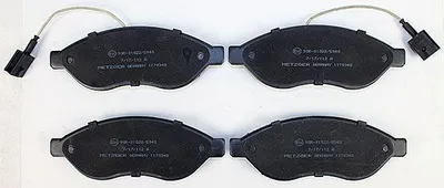 Produktbild von METZGER Bremsbeläge Satz Vorne für FIAT Ducato Kastenwagen (250, 290) 1170348