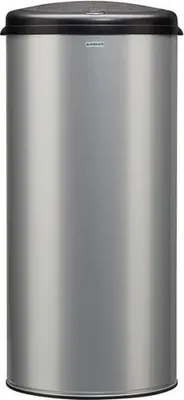 Image de Poubelle 45l gris métal - Rossignol - 93632 -